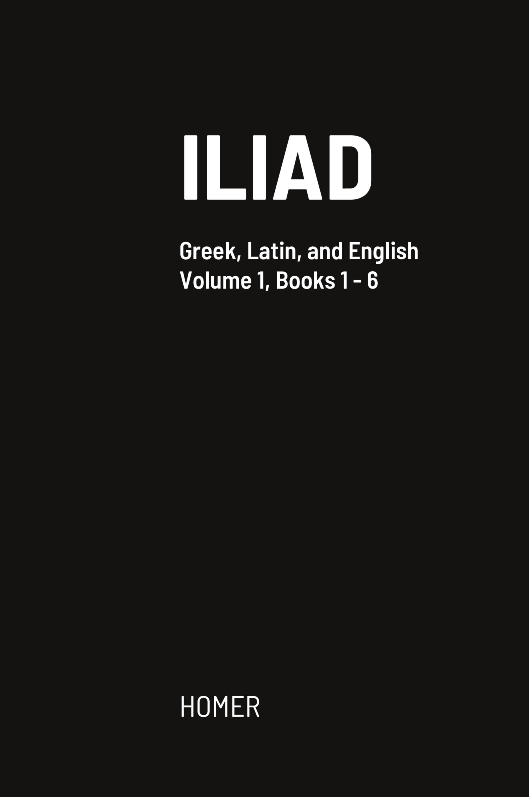 Vorderes Coverbild Iliad