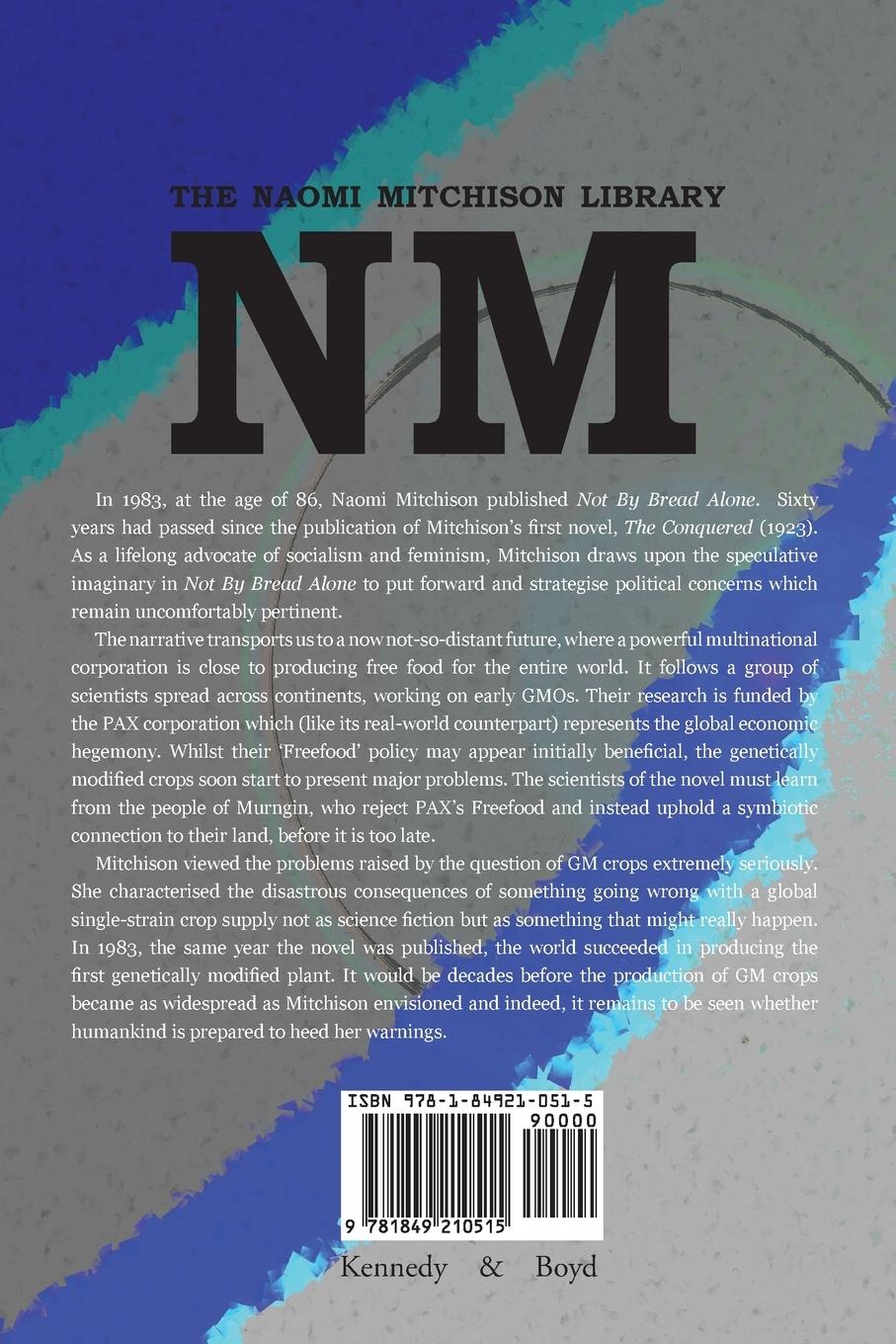 Rückseitencover Not By Bread Alone