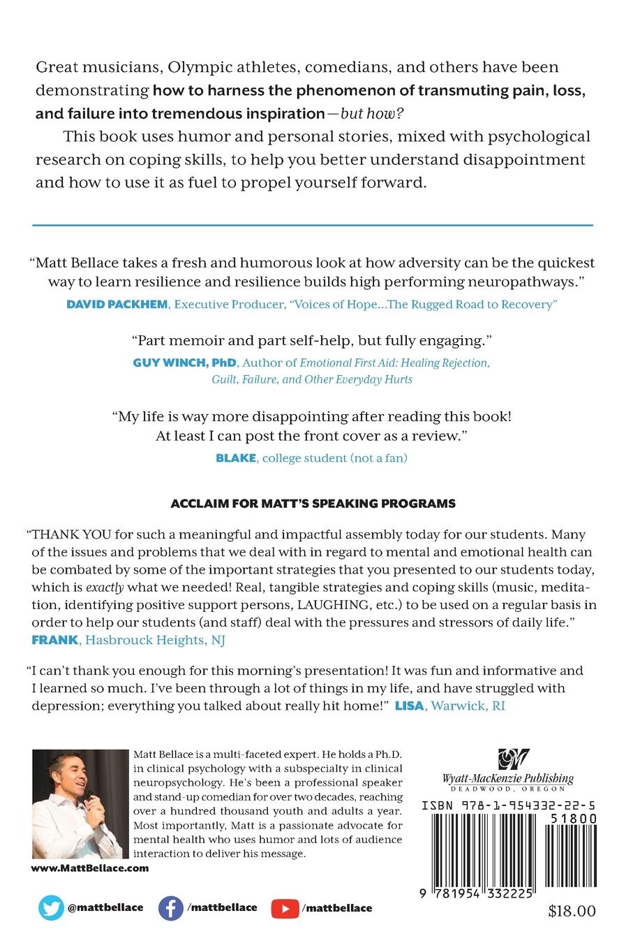 Rückseitencover Life is Disappointing ... and other inspiring thoughts