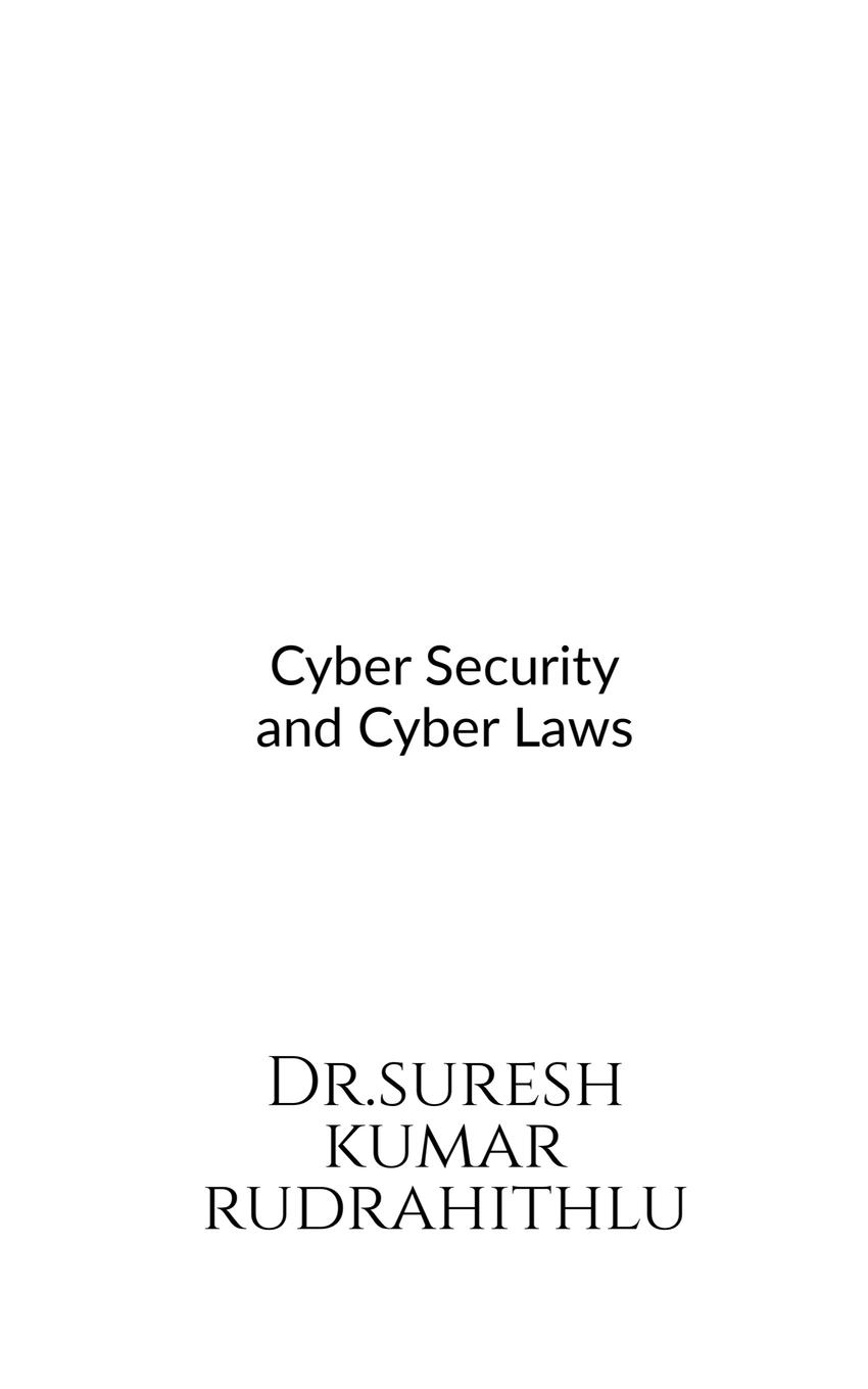 Vorderes Coverbild Cyber Security and Cyber Laws