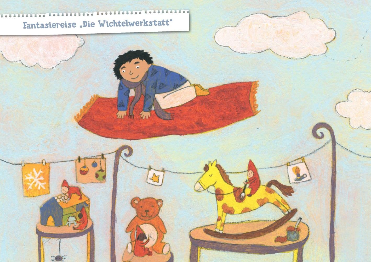 Beispielinhalt (Bild) Achtsam durch die Weihnachtszeit. Fantasiereisen, Massagegeschichten und Achtsamkeitsübungen