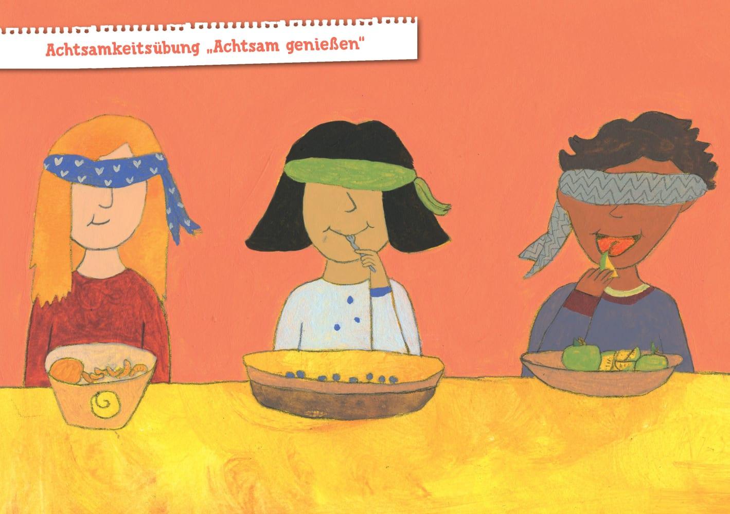 Beispielinhalt (Bild) Achtsam durch die Weihnachtszeit. Fantasiereisen, Massagegeschichten und Achtsamkeitsübungen