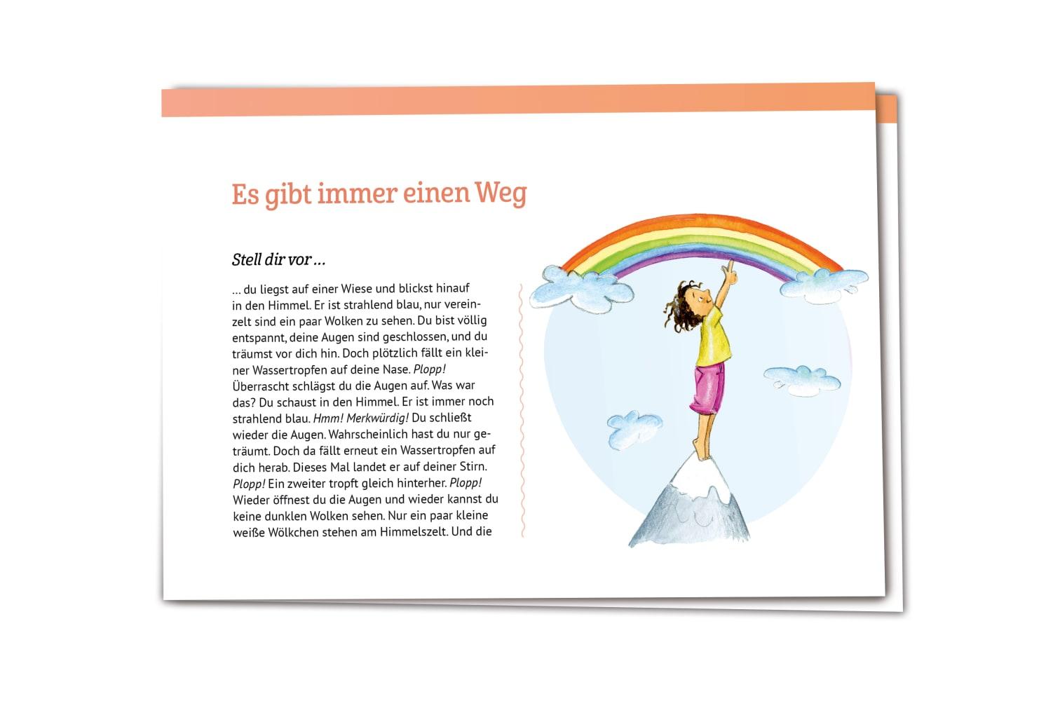 Beispielinhalt (Bild) Kinderyoga-Geschichten für die Entspannungsphase