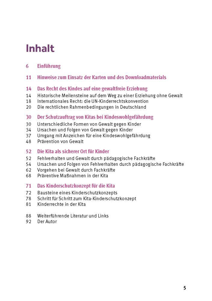 Beispielinhalt (Bild) Kinderschutz: Schritt für Schritt zum Kita-Schutzkonzept