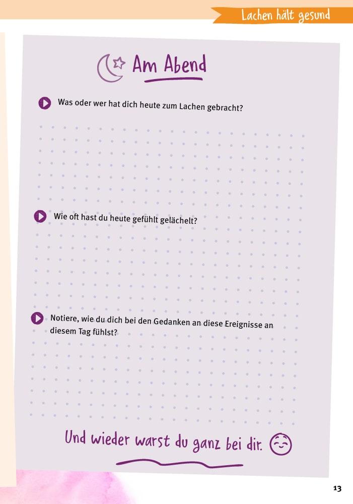 Beispielinhalt (Bild) Mein Selbstcoaching-Journal: Impulse für innere Klarheit, Zufriedenheit, Lebensfreude