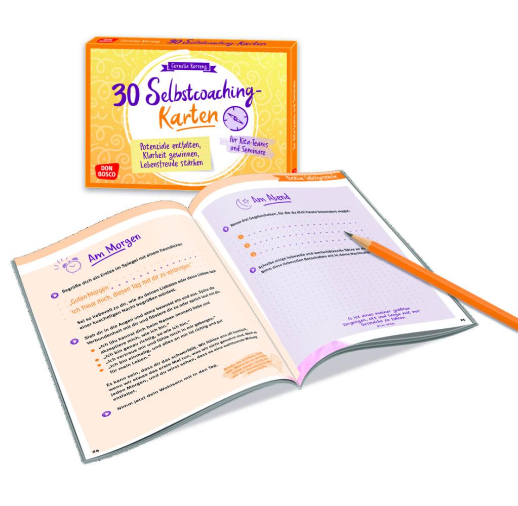 Beispielinhalt (Bild) Mein Selbstcoaching-Journal: Impulse für innere Klarheit, Zufriedenheit, Lebensfreude