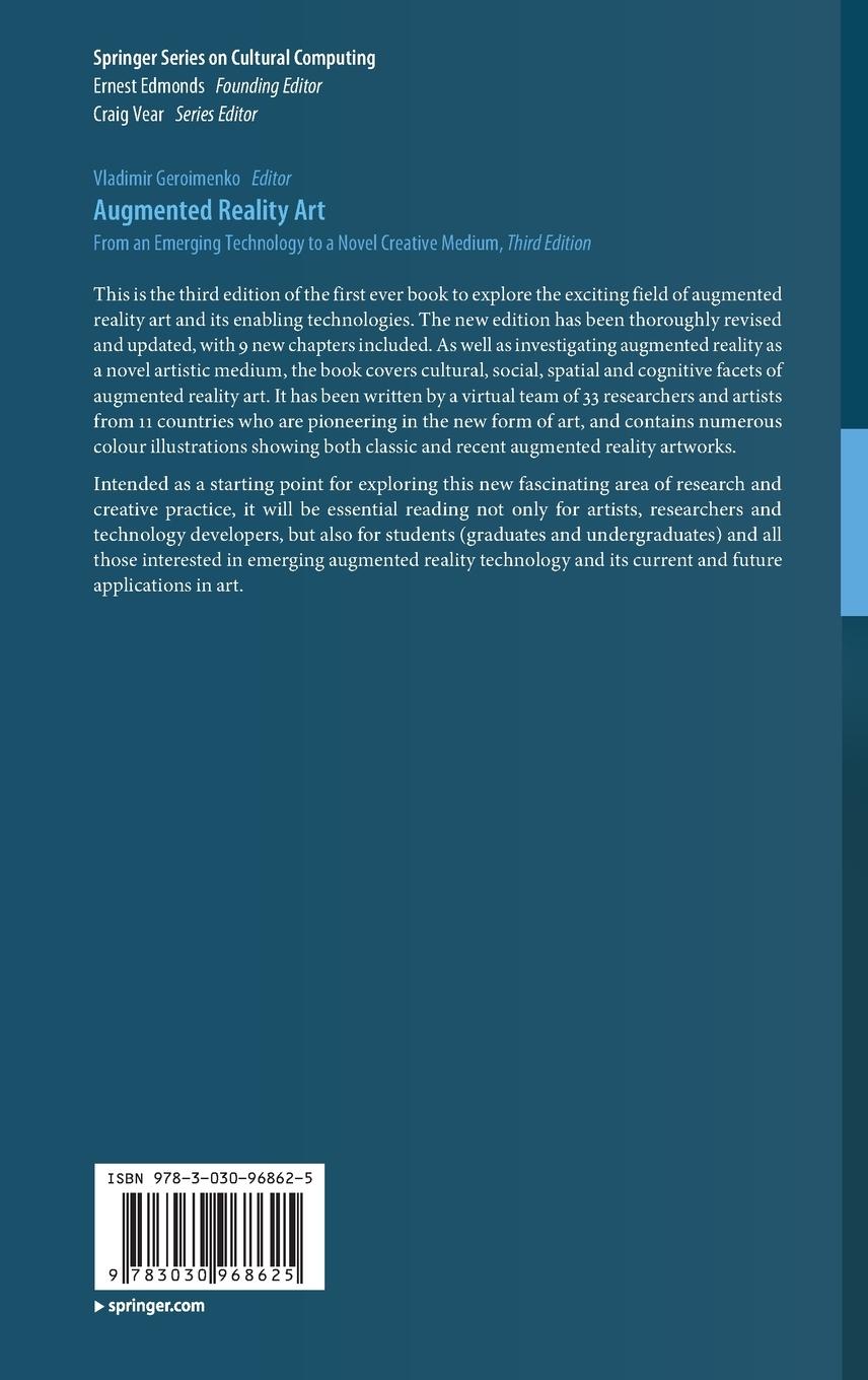 Rückseitencover Augmented Reality Art