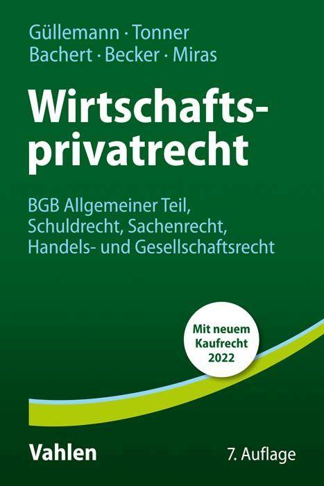Vorderes Coverbild Wirtschaftsprivatrecht