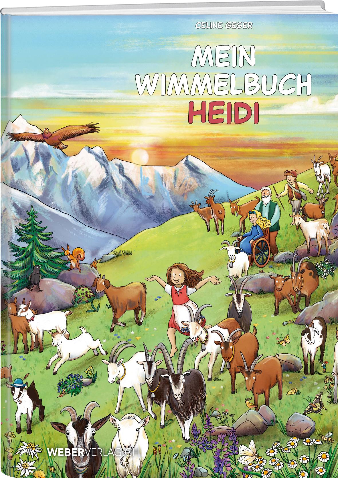 Vorderes Coverbild Mein Wimmelbuch Heidi