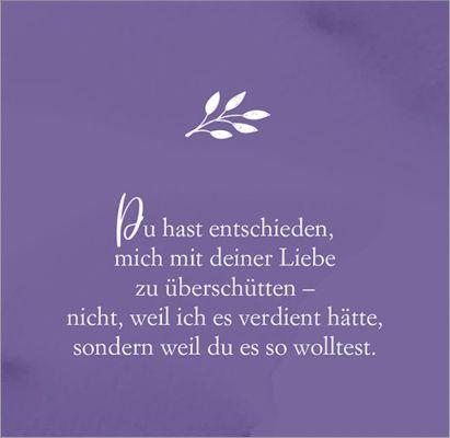 Beispielinhalt (Bild) Du schenkst mir deinen Frieden - Aufstellbuch