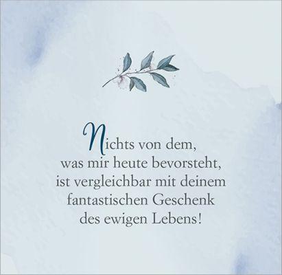 Beispielinhalt (Bild) Du schenkst mir deinen Frieden - Aufstellbuch