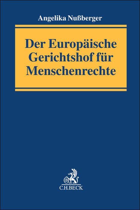 Vorderes Coverbild Der Europäische Gerichtshof für Menschenrechte