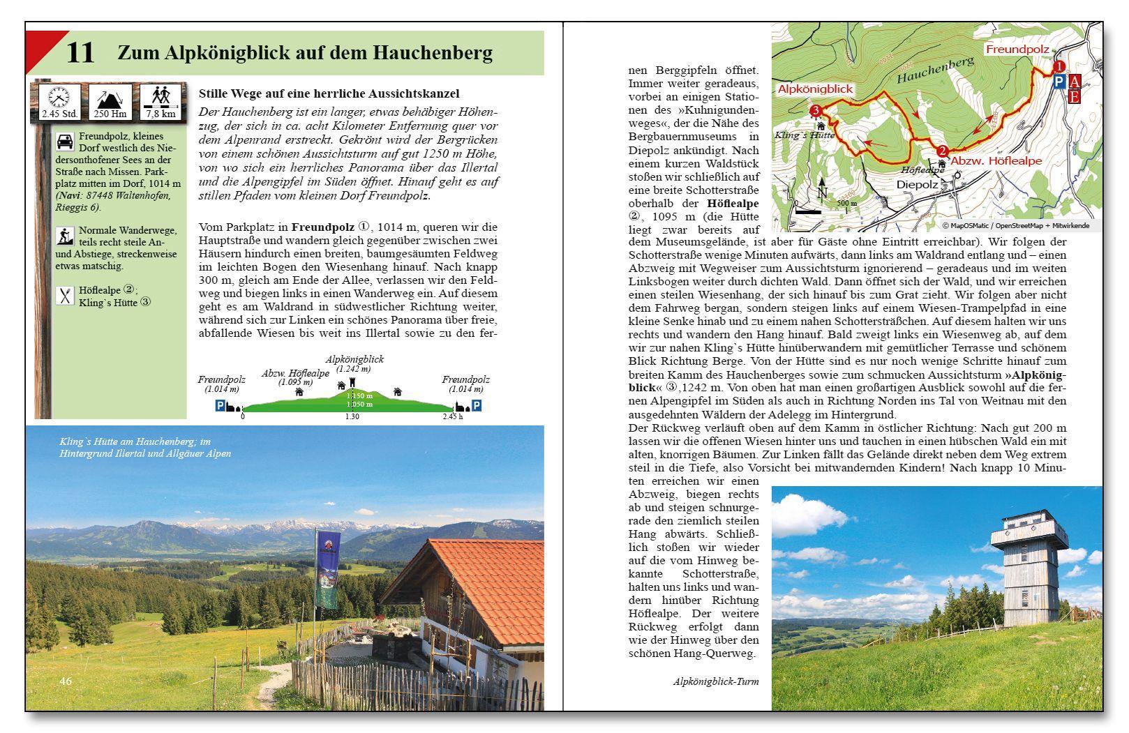 Beispielinhalt (Bild) Leichte Wanderungen Oberallgäu