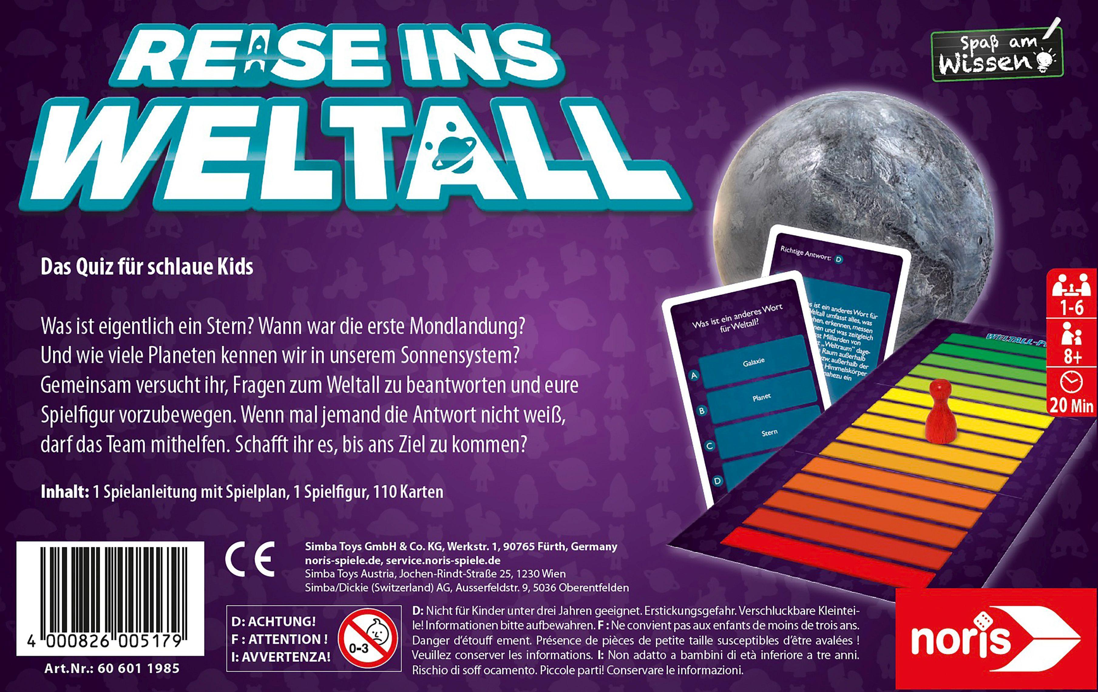 Beispielinhalt (Bild) Reise ins Weltall