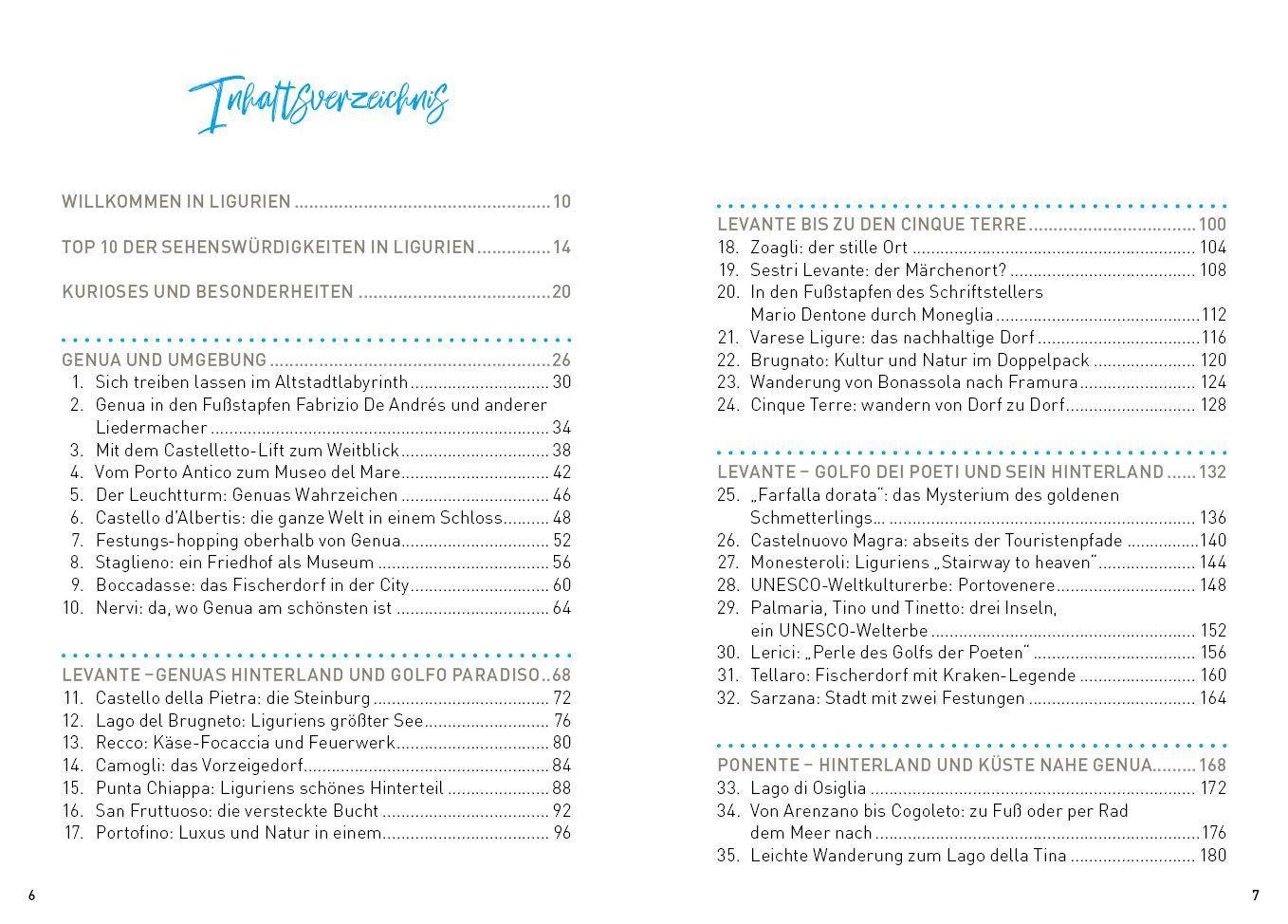 Beispielinhalt (Bild) Ligurien - ReiseMomente