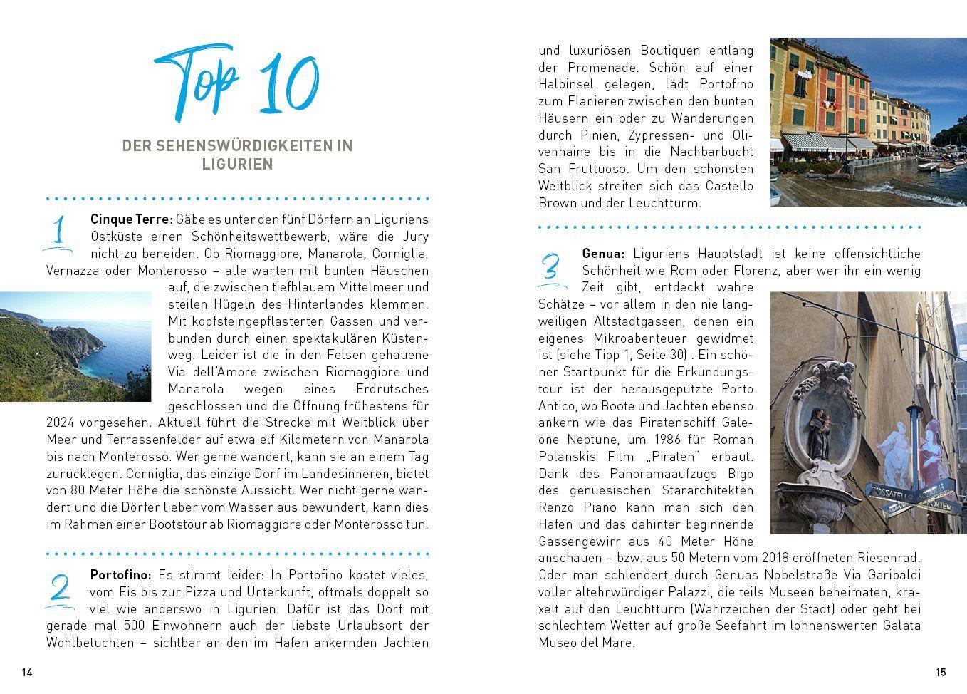 Beispielinhalt (Bild) Ligurien - ReiseMomente