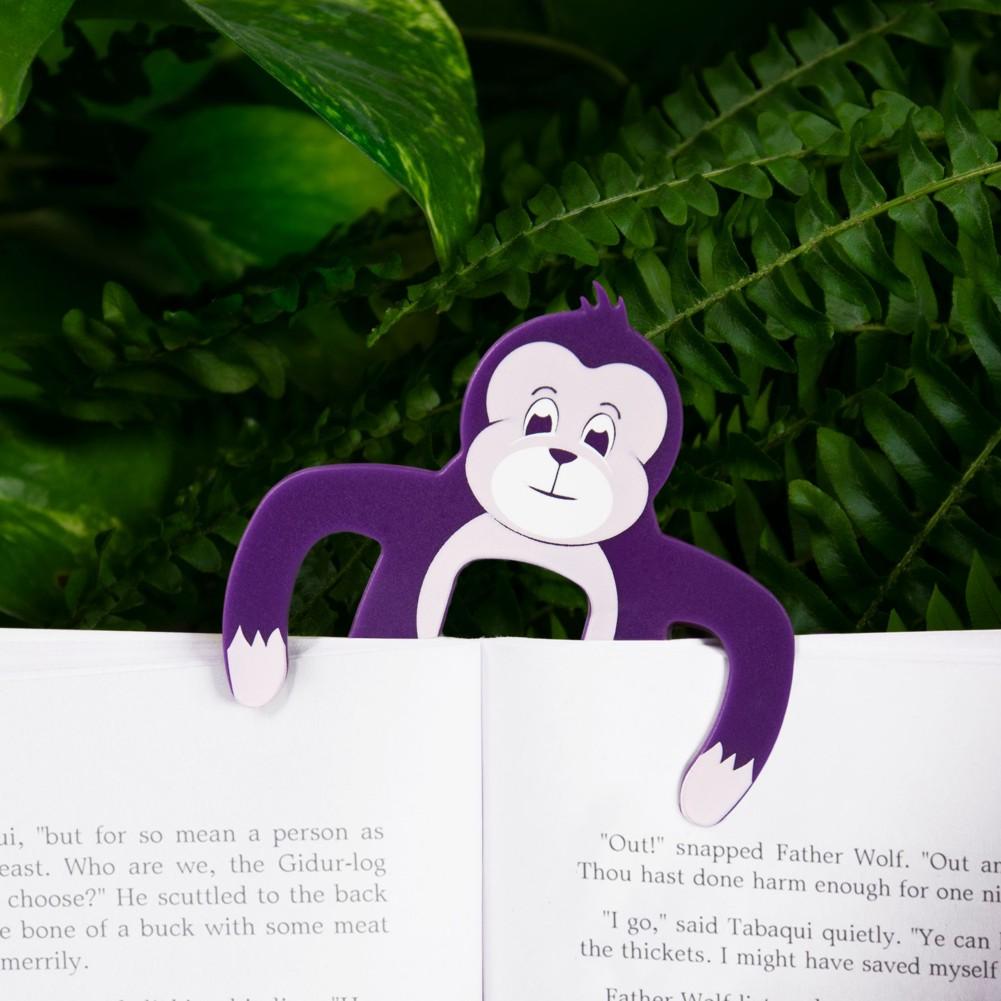 Beispielinhalt (Bild) Jungle Bookholder (Affe) | Bücherhalter | Seitenhalter | Lesehilfe | Deutsche Version