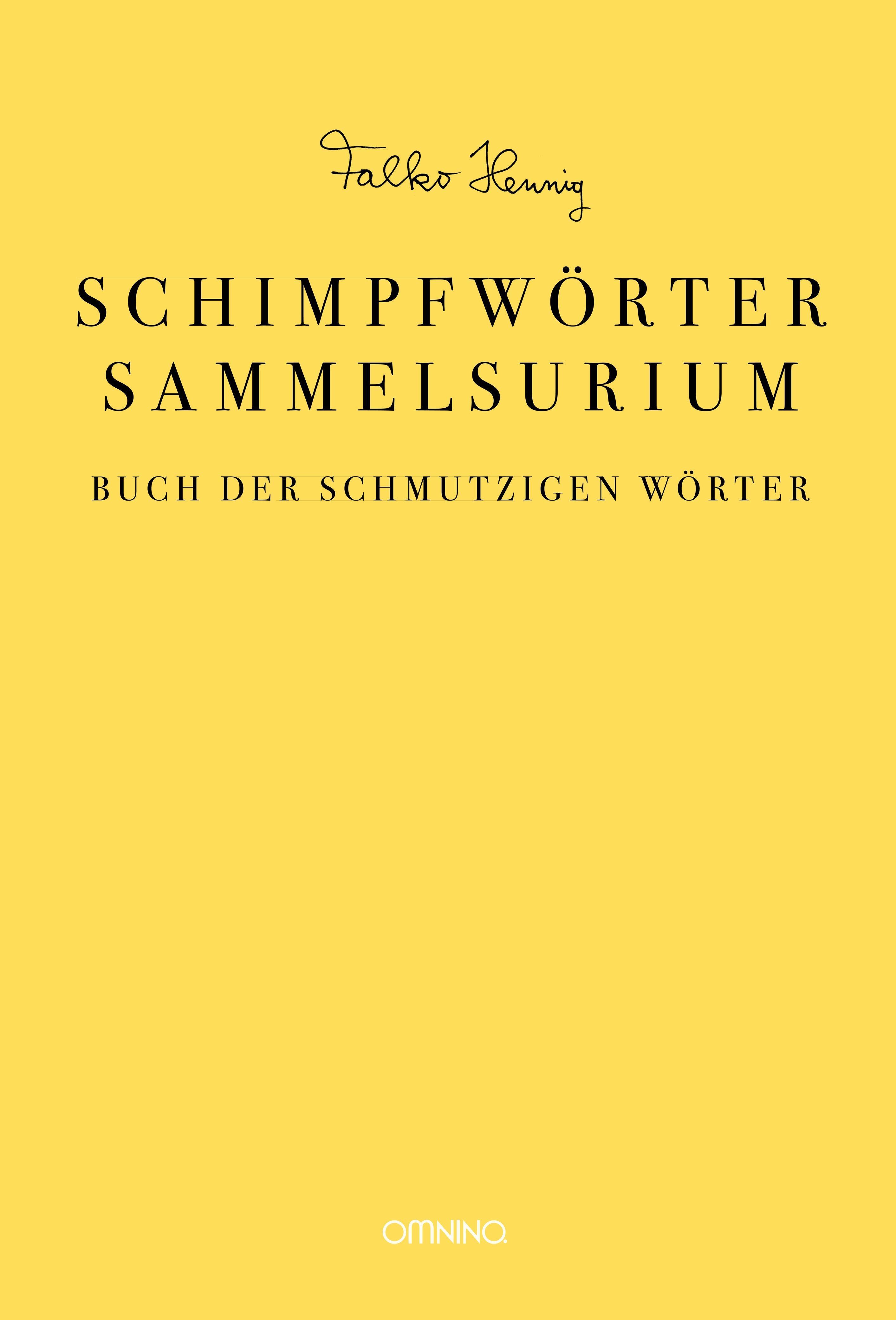 Vorderes Coverbild Das Schimpfwörter-Sammelsurium