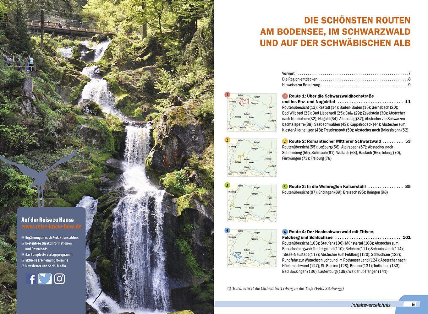 Beispielinhalt (Bild) Reise Know-How Wohnmobil-Tourguide Bodensee, Schwarzwald und Schwäbische Alb  mit Oberschwäbischer Barockstraße und Württembergischem Allgäu