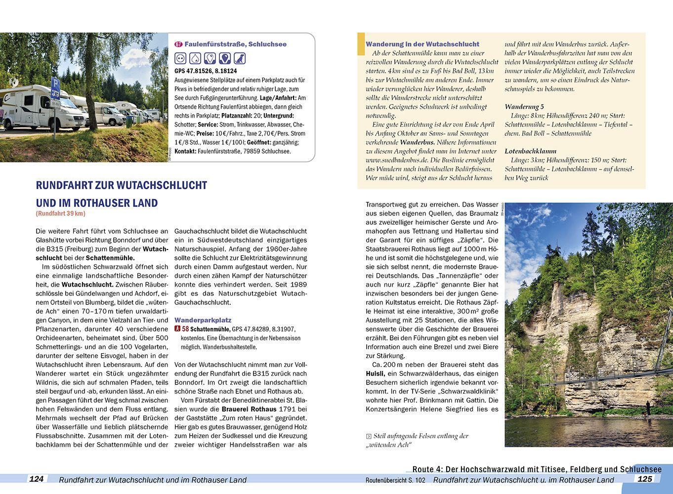 Beispielinhalt (Bild) Reise Know-How Wohnmobil-Tourguide Bodensee, Schwarzwald und Schwäbische Alb  mit Oberschwäbischer Barockstraße und Württembergischem Allgäu
