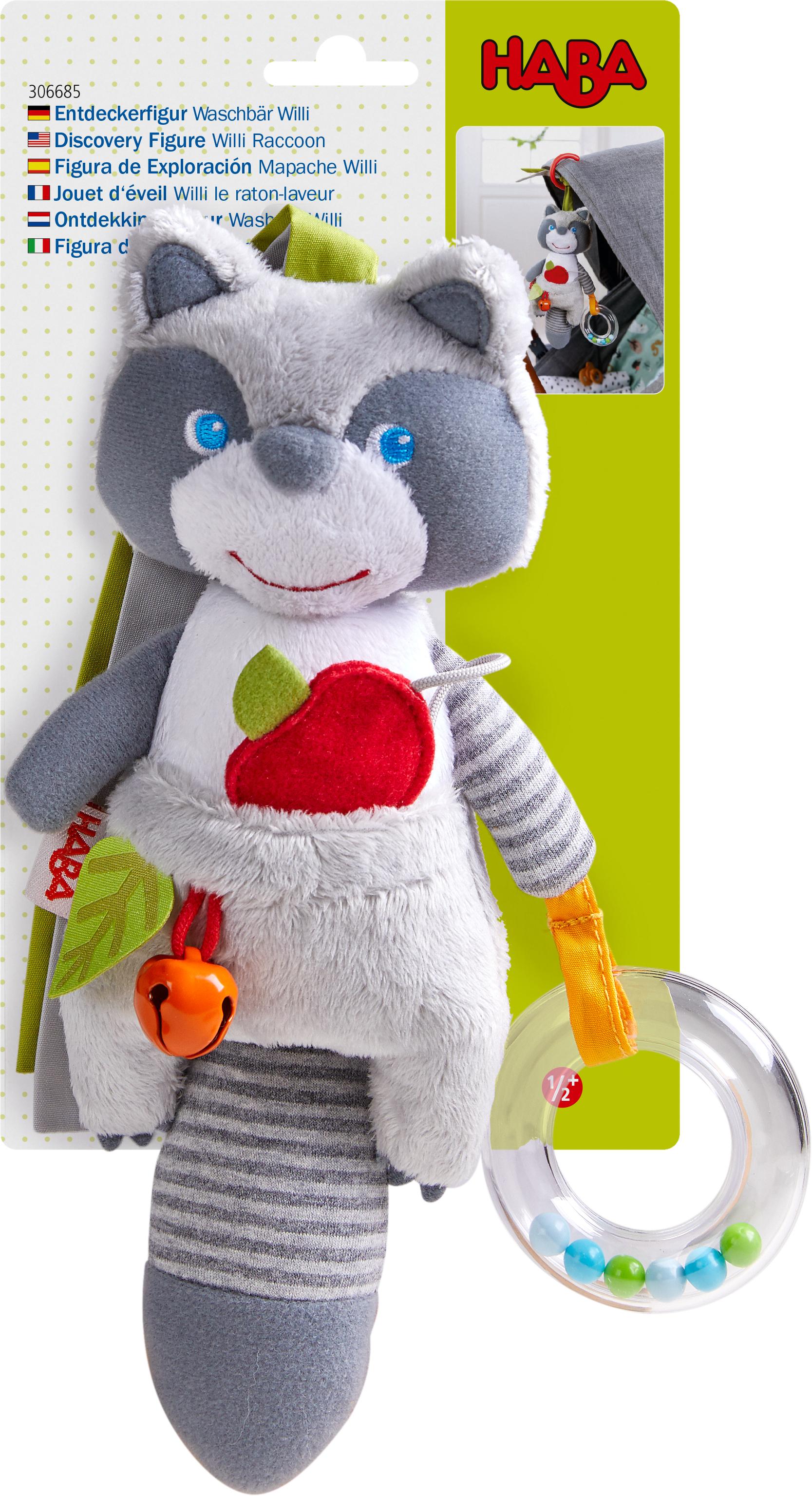 Vorderes Coverbild Entdeckerfigur Waschbär Willi