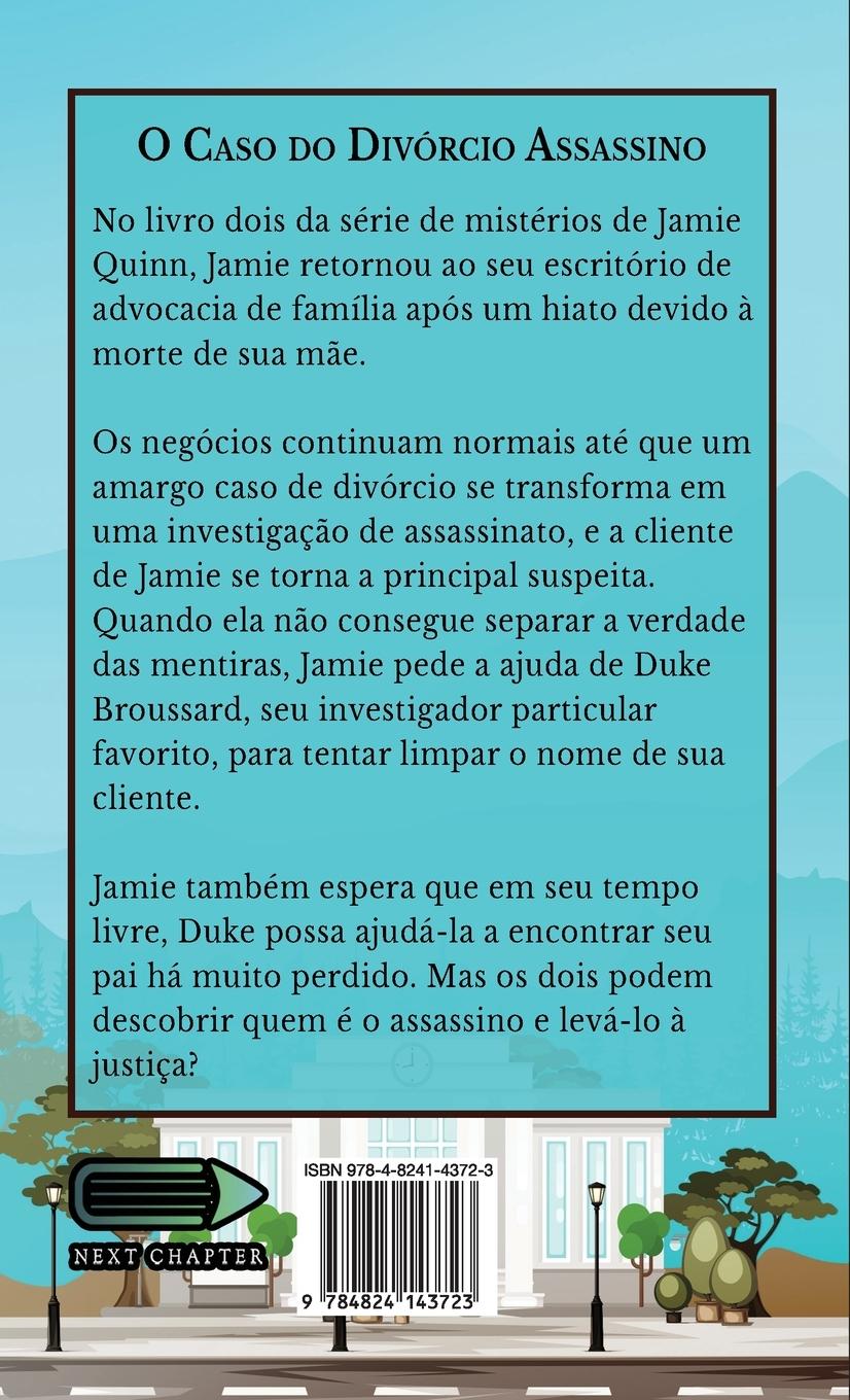 Rückseitencover O Caso do Divórcio Assassino
