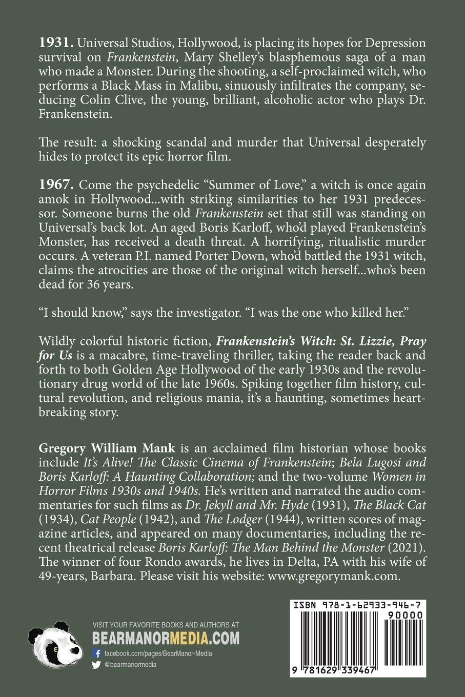 Rückseitencover Frankenstein's Witch
