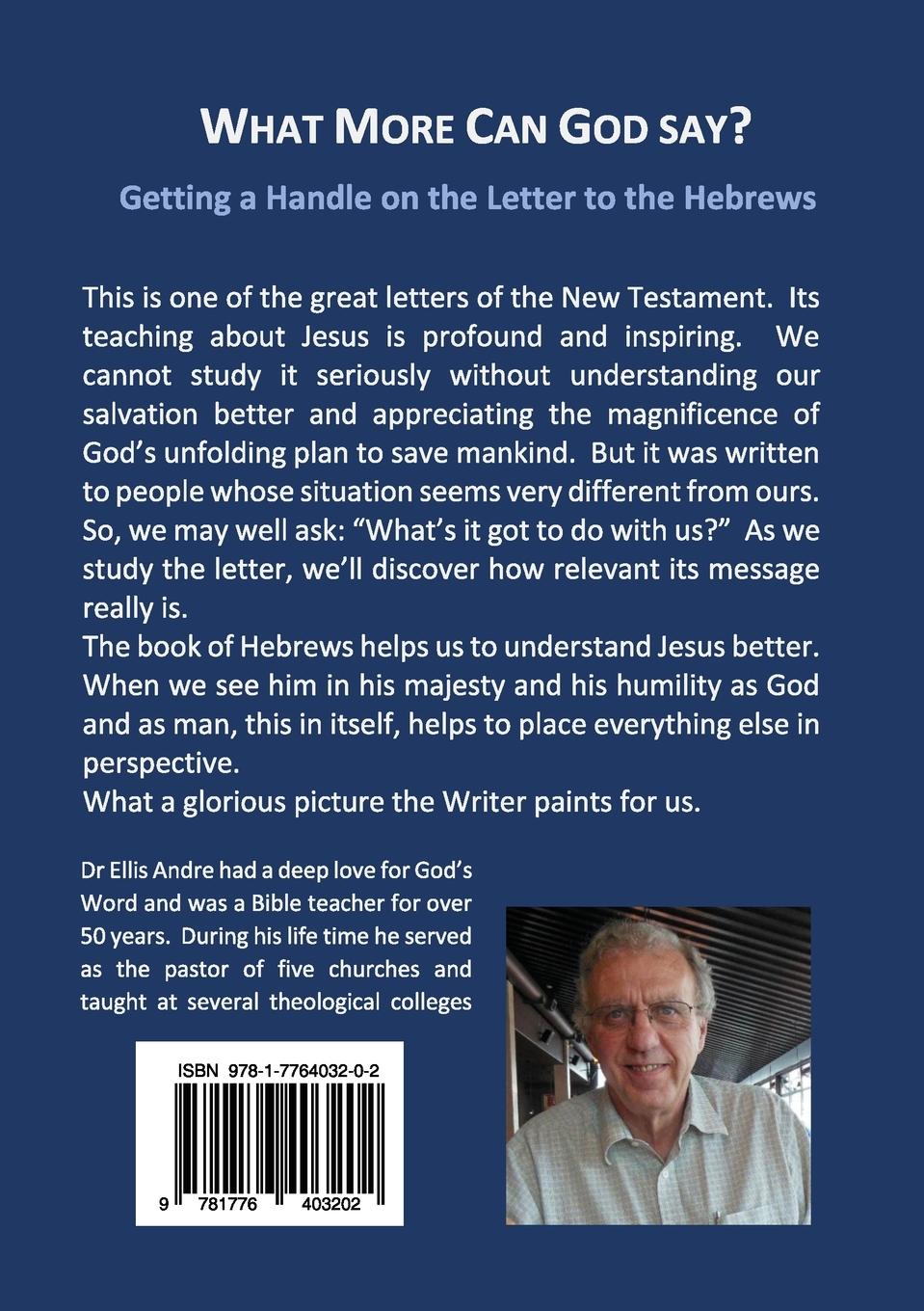 Rückseitencover The Letter to the Hebrews Study Guide