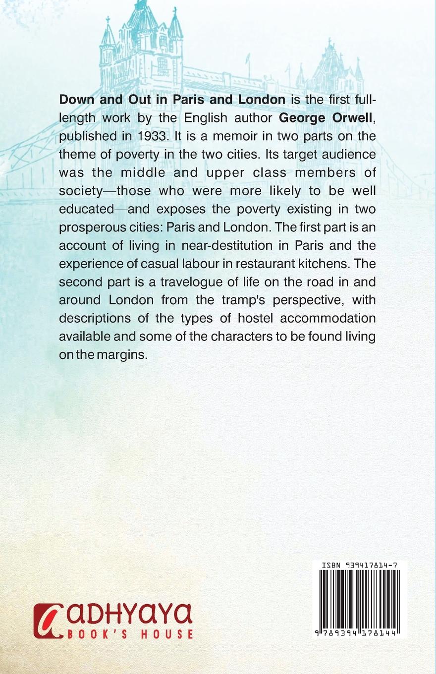 Rückseitencover Down & out in Paris and London