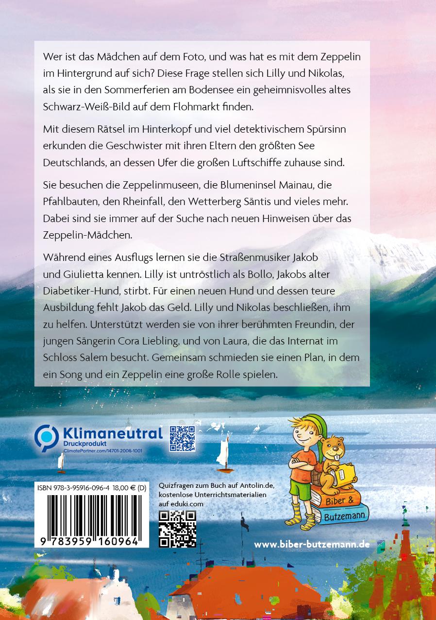 Rückseitencover Zeppelinfieber - Lilly und Nikolas am Bodensee