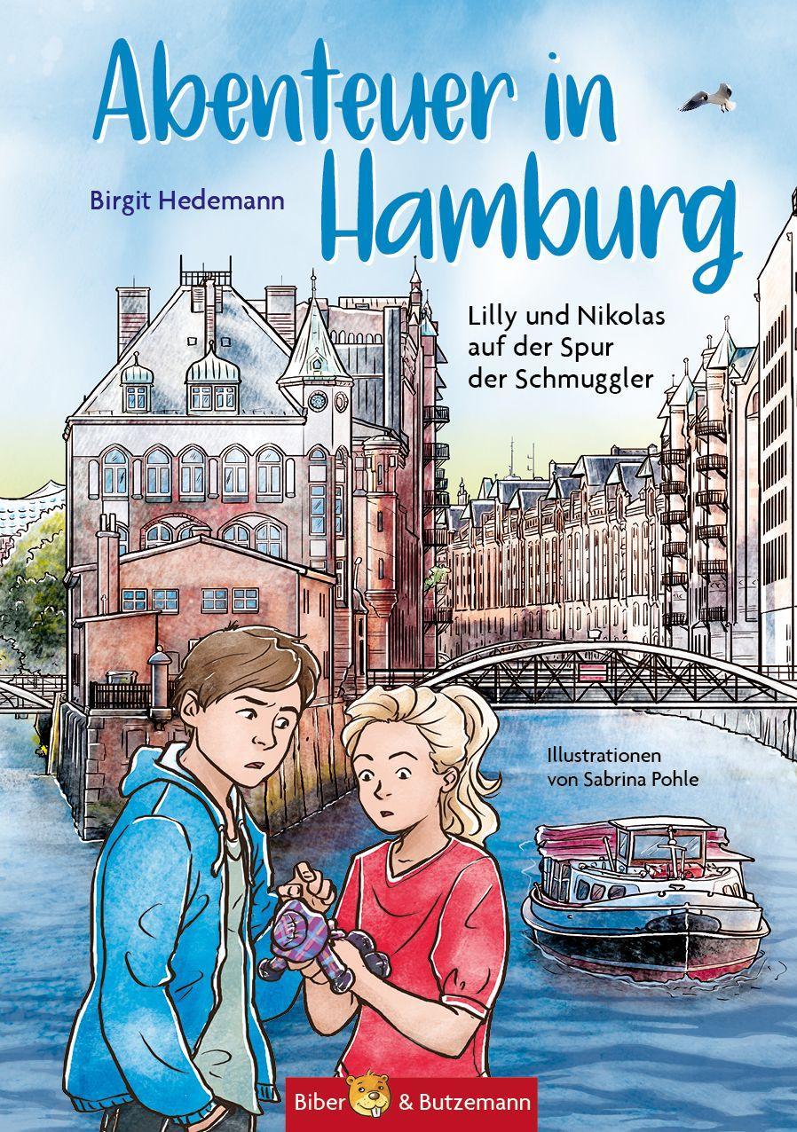 Vorderes Coverbild Abenteuer in Hamburg - Lilly und Nikolas auf der Spur der Schmuggler