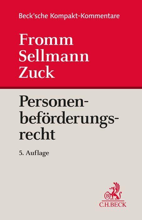 Vorderes Coverbild Personenbeförderungsrecht