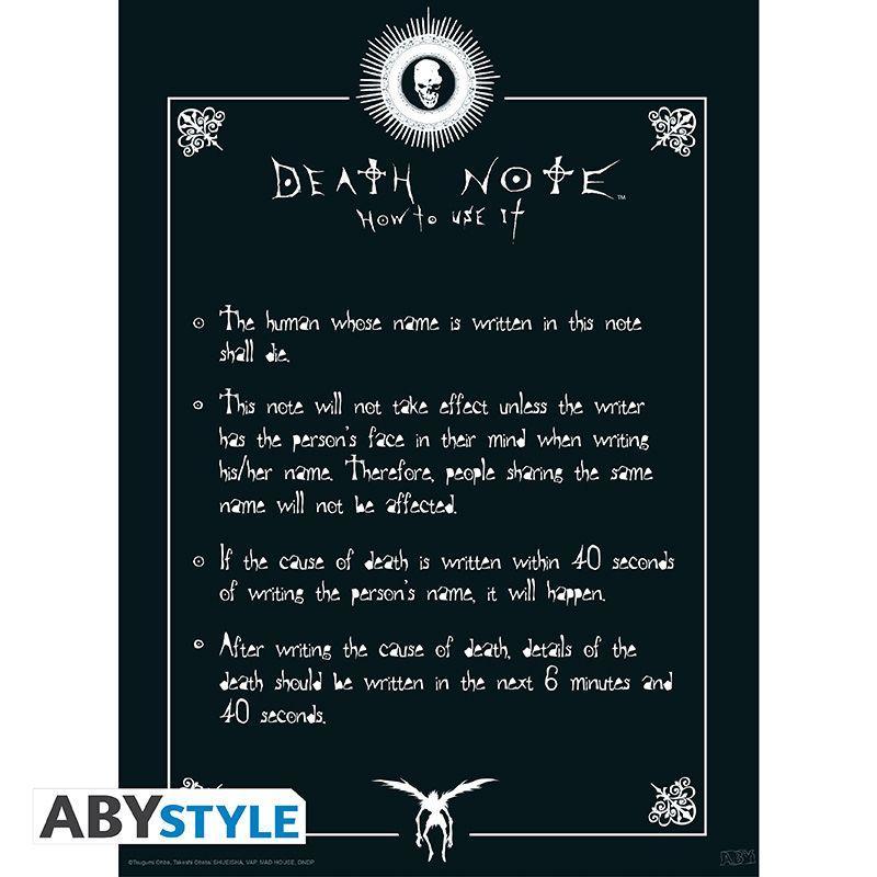Beispielinhalt (Bild) DEATH NOTE - Set 2 Chibi Posters - Light & Death Note (52x38) x4