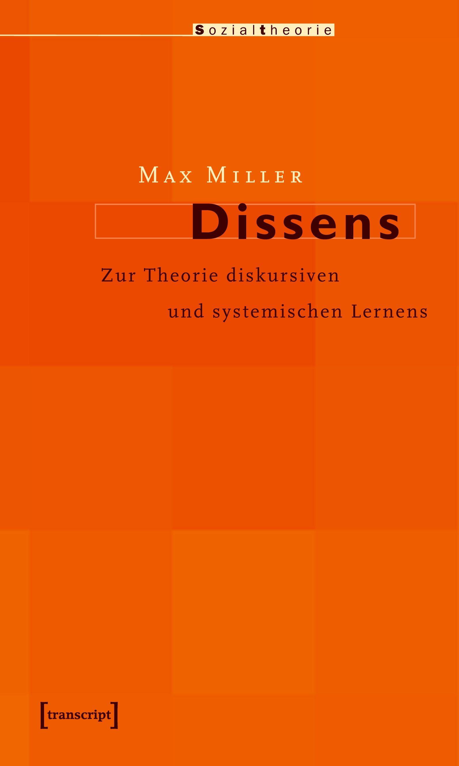 Vorderes Coverbild Dissens