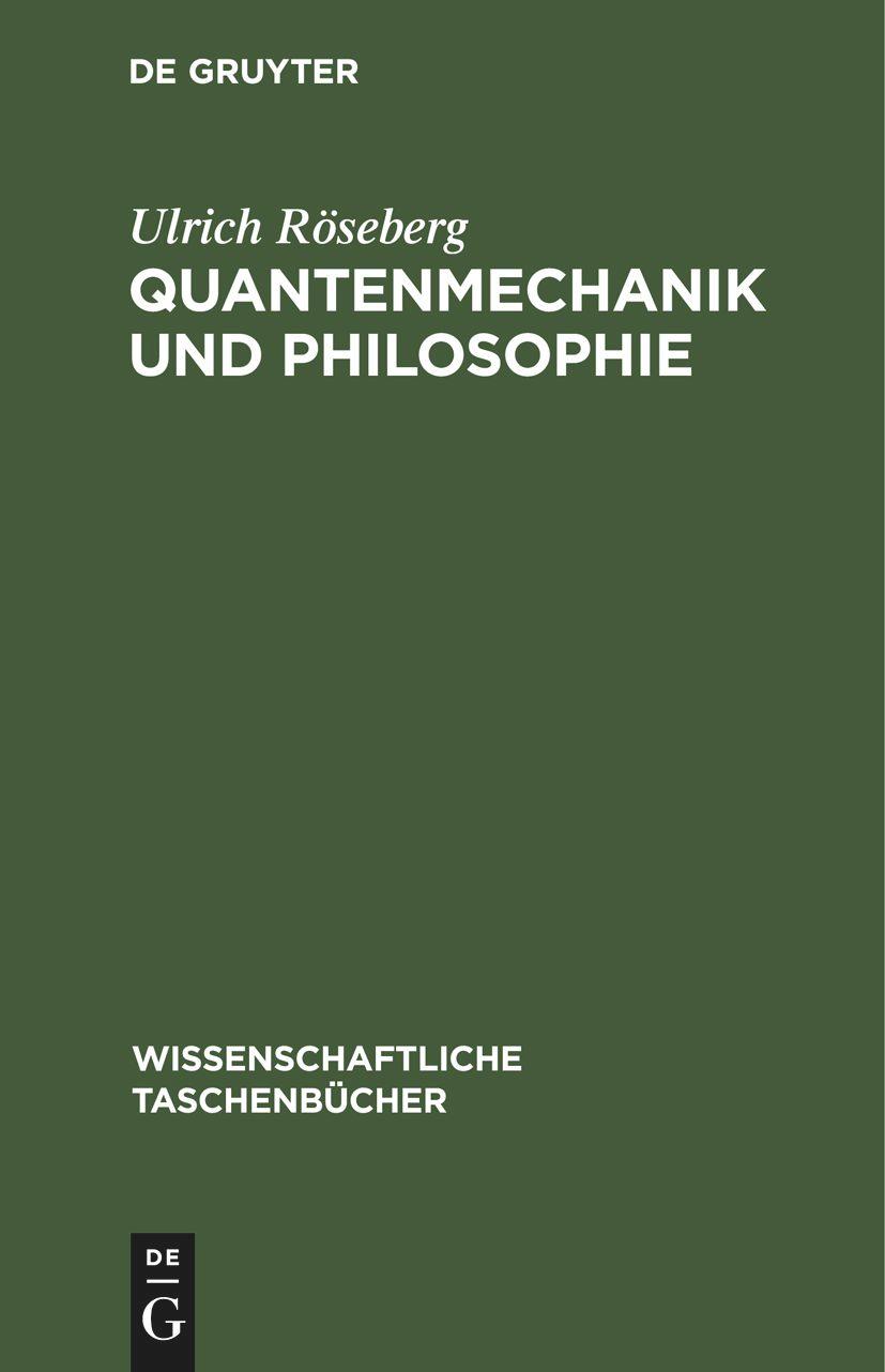 Vorderes Coverbild Quantenmechanik und Philosophie