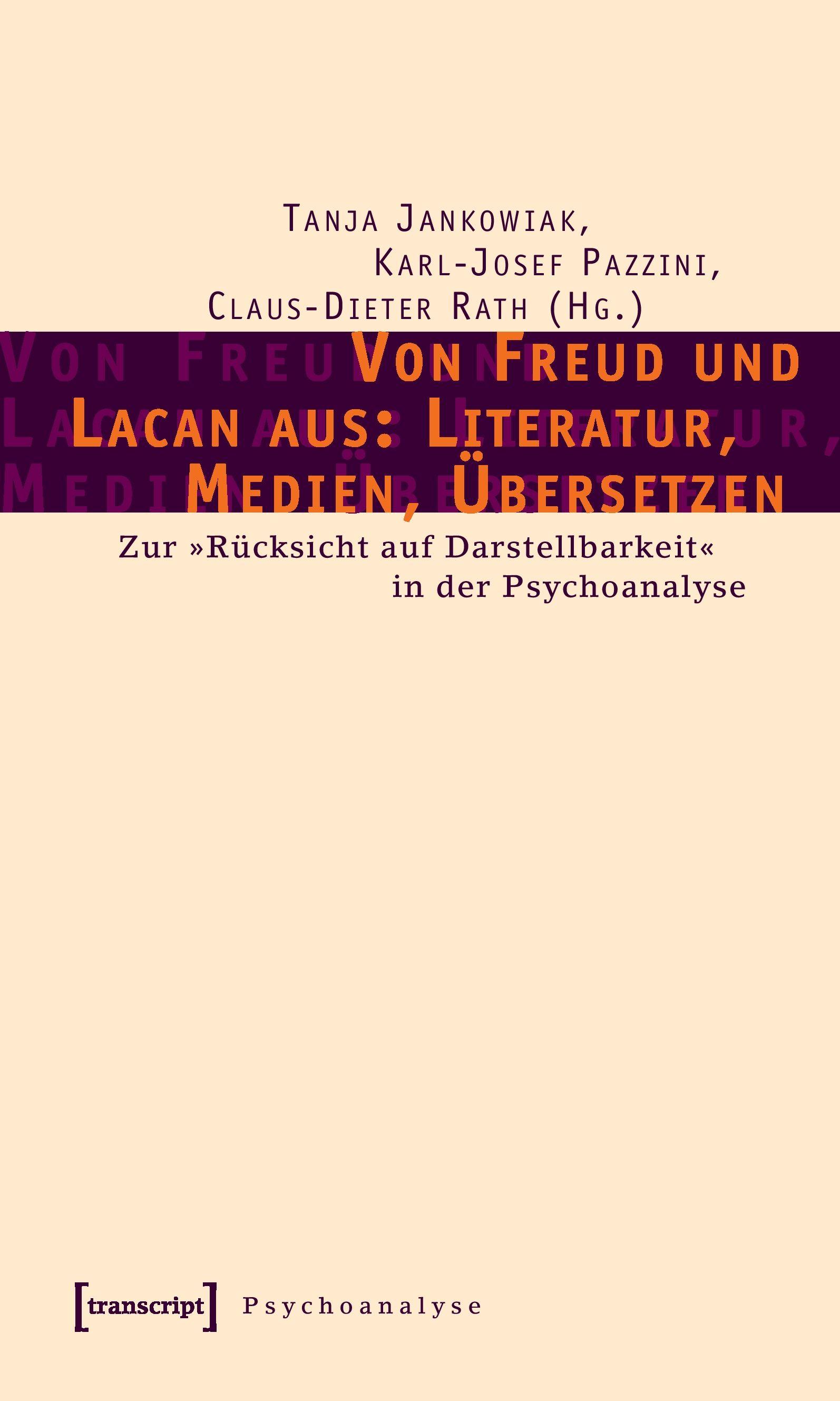 Vorderes Coverbild Von Freud und Lacan aus: Literatur, Medien, Übersetzen