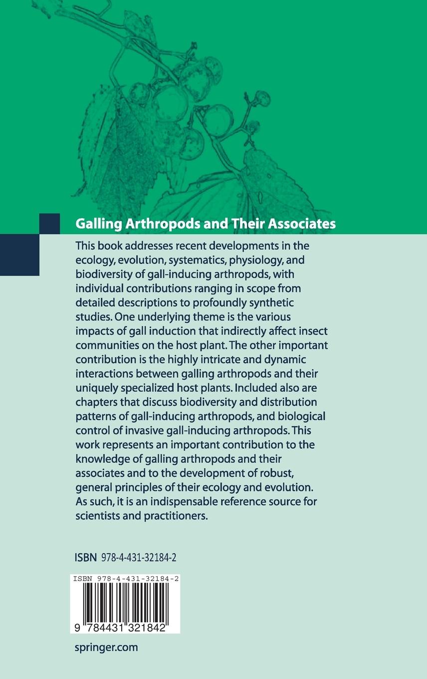 Rückseitencover Galling Arthropods and Their Associates
