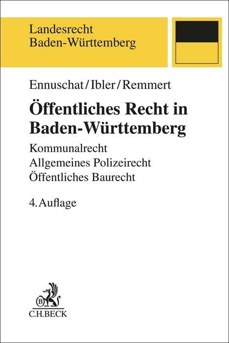 Vorderes Coverbild Öffentliches Recht in Baden-Württemberg
