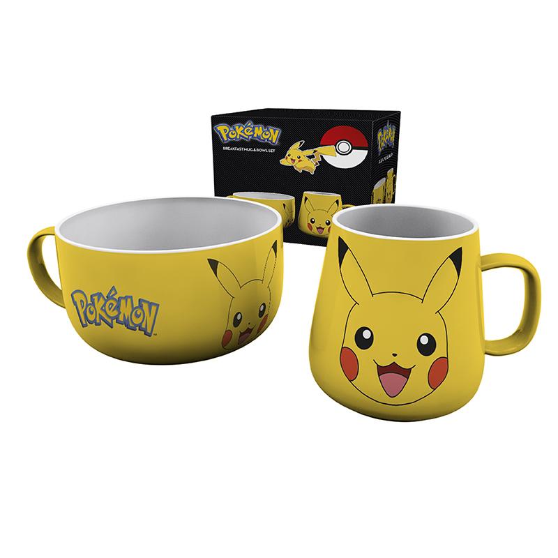 Vorderes Coverbild POKEMON Breakfast Set Mug + Bowl Pikachu