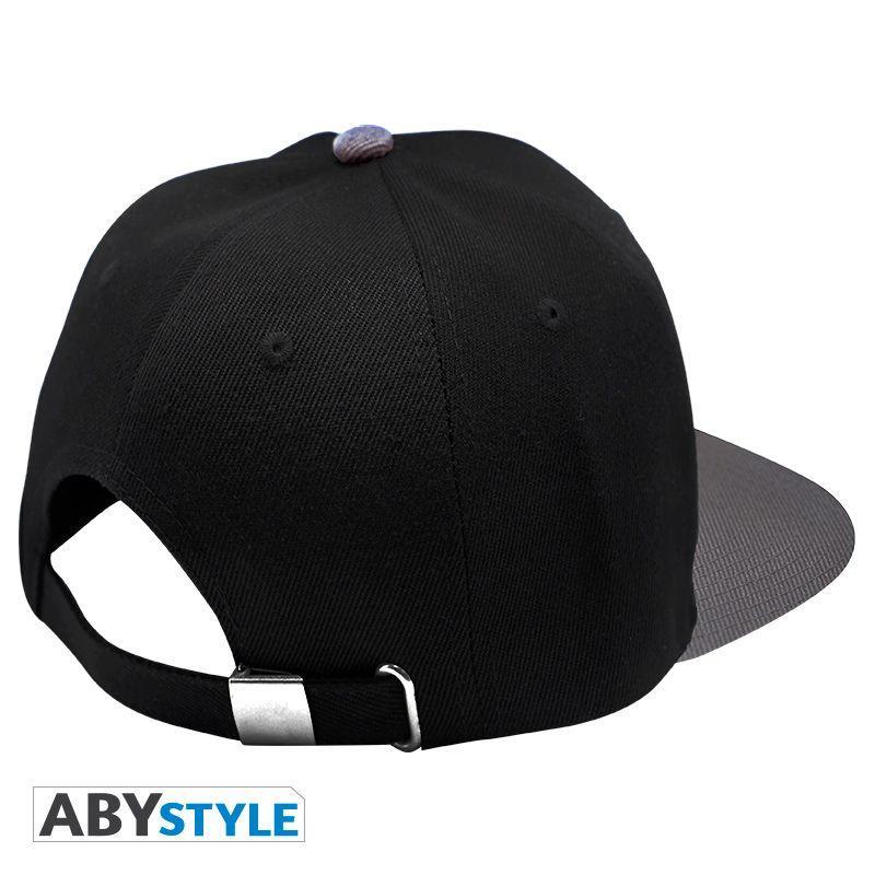 Beispielinhalt (Bild) ONE PIECE - Snapback Cap - Black & Grey - Skull