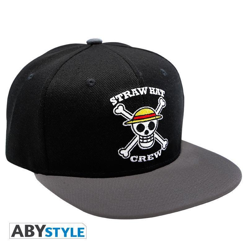 Vorderes Coverbild ONE PIECE - Snapback Cap - Black & Grey - Skull
