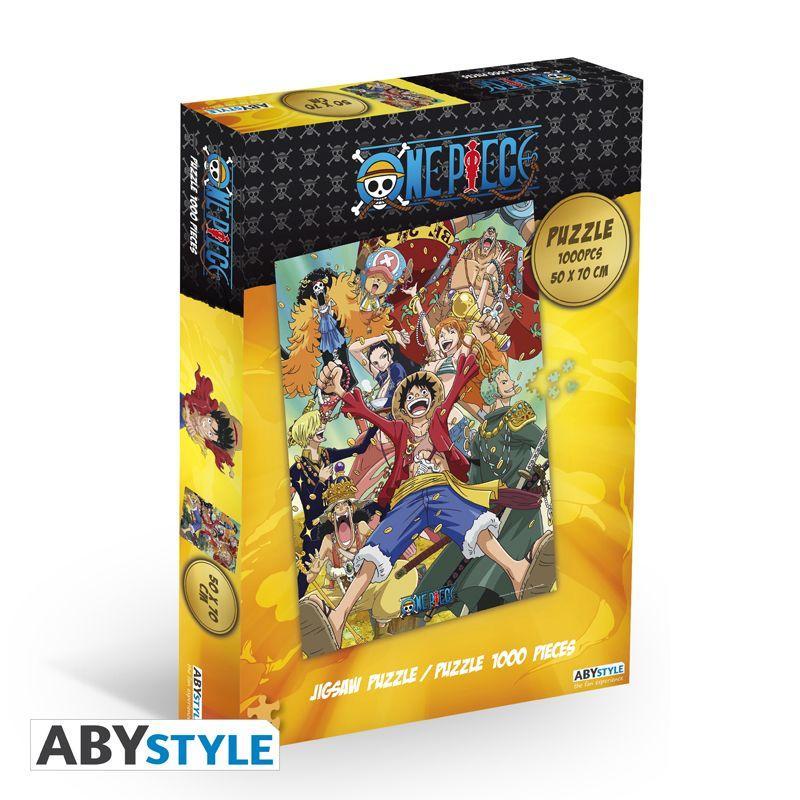 Beispielinhalt (Bild) ONE PIECE - Jigsaw puzzle 1000 pieces - Straw Hat Crew