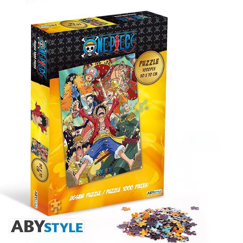 Beispielinhalt (Bild) ONE PIECE - Jigsaw puzzle 1000 pieces - Straw Hat Crew