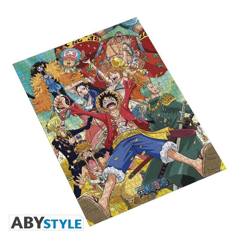 Beispielinhalt (Bild) ONE PIECE - Jigsaw puzzle 1000 pieces - Straw Hat Crew