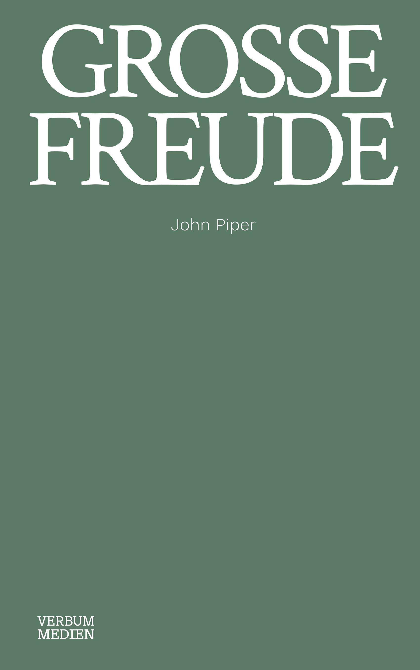 Vorderes Coverbild Große Freude