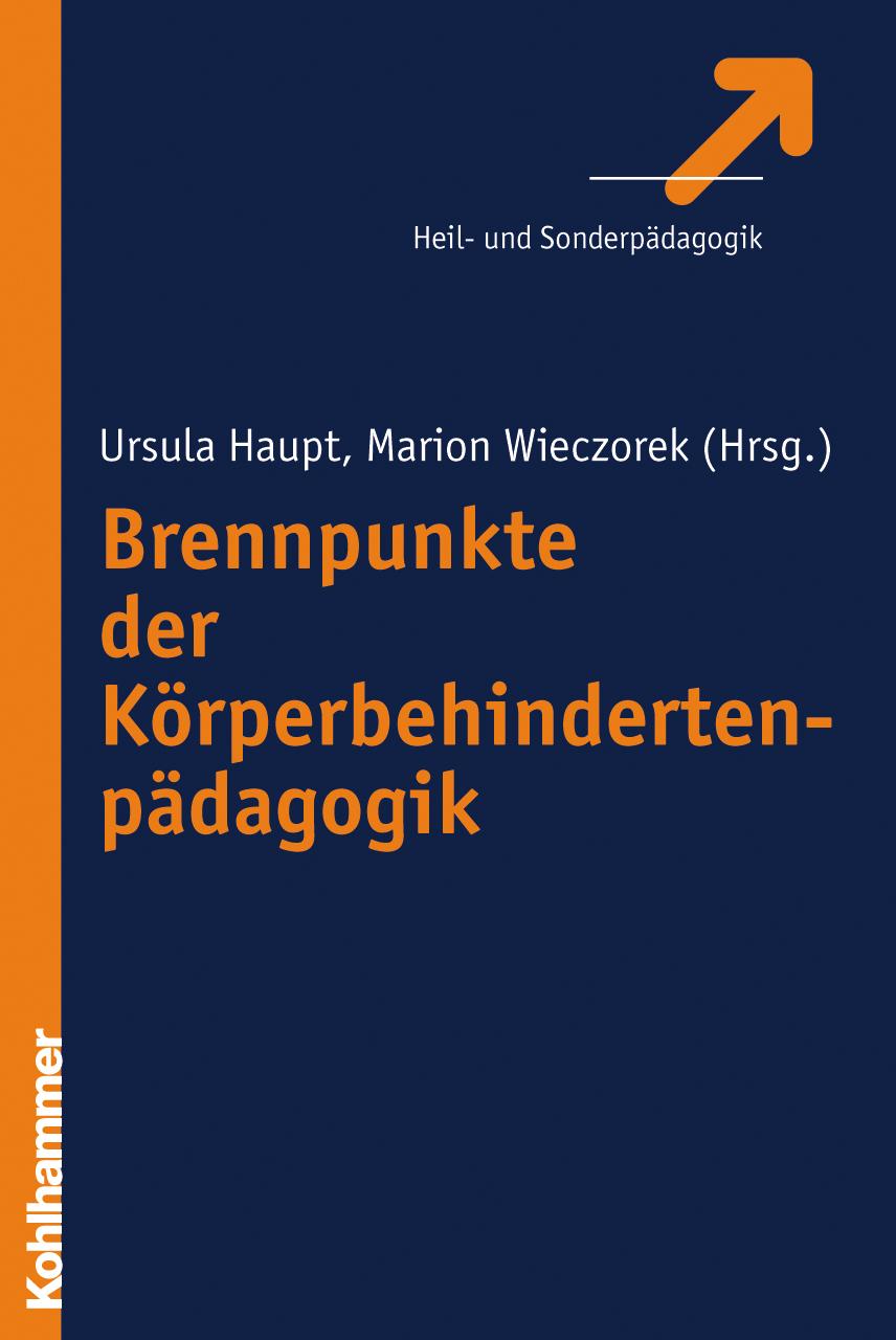 Vorderes Coverbild Brennpunkte der Körperbehindertenpädagogik