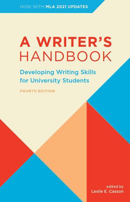 Vorderes Coverbild A Writer's Handbook - Fourth Edition with MLA 2021 Update