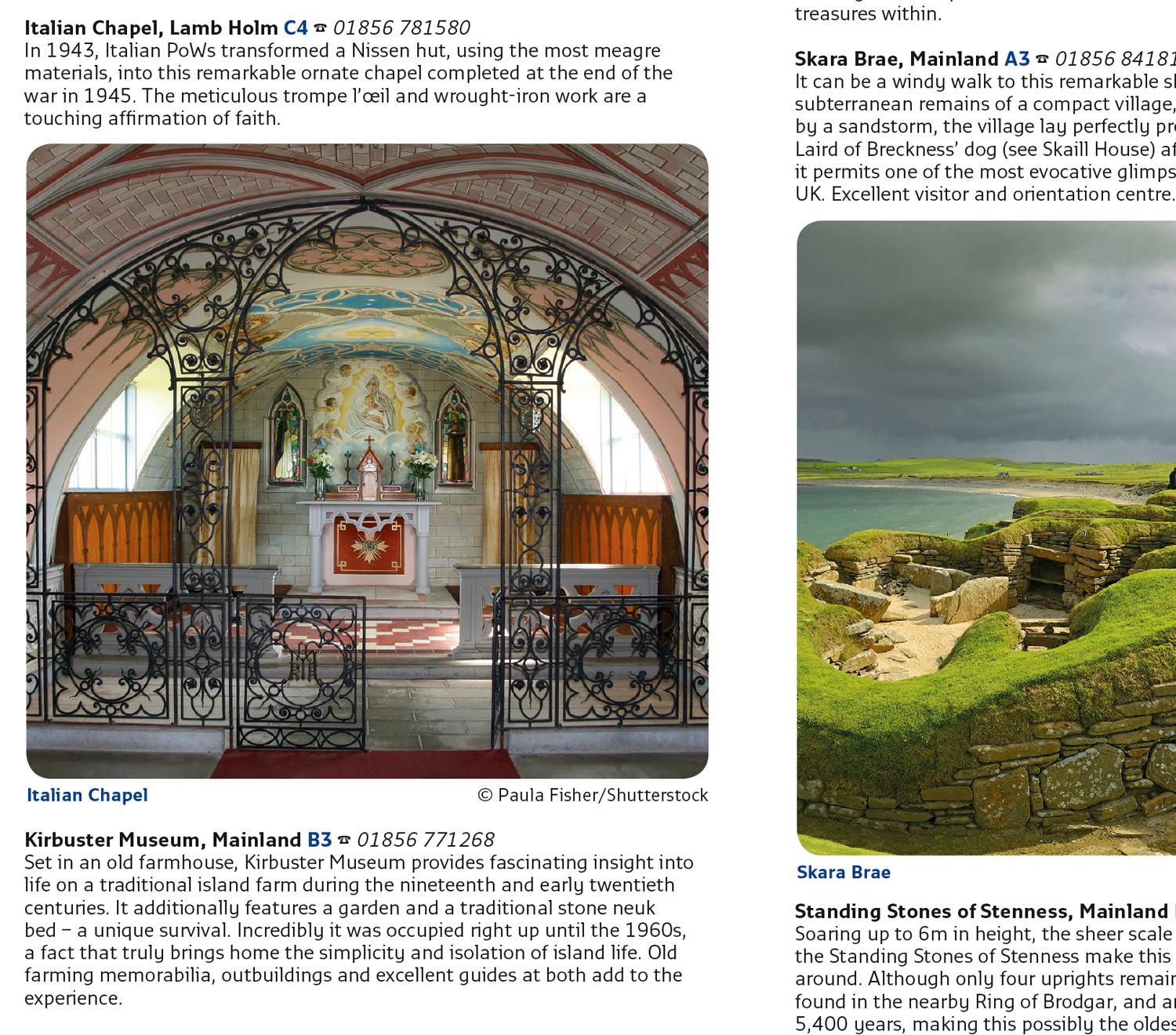 Beispielinhalt (Bild) Orkney Pocket Map