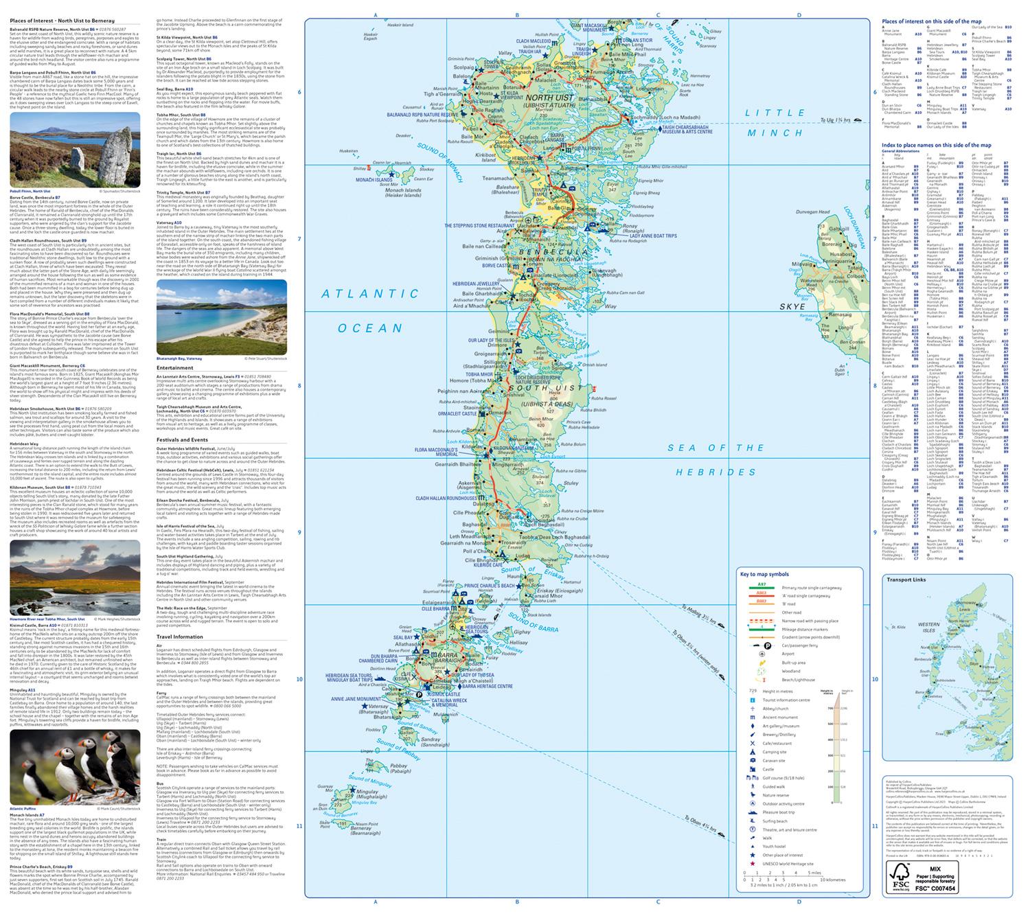 Beispielinhalt (Bild) Outer Hebrides Pocket Map