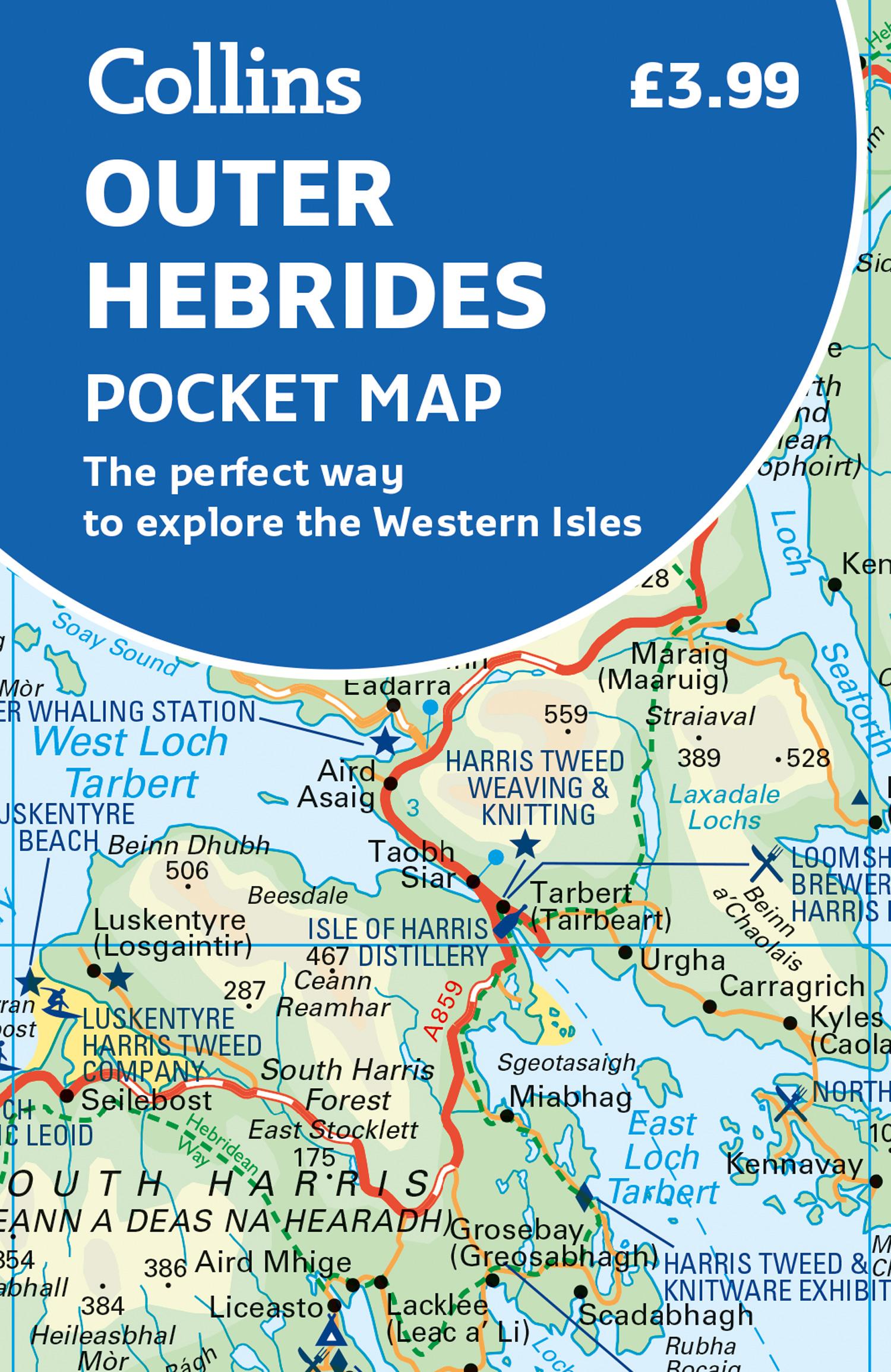 Vorderes Coverbild Outer Hebrides Pocket Map